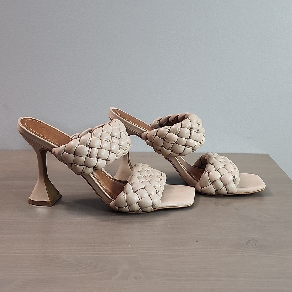 L'INTERVALLE Cream Braided Sandals - Picture 5 of 14